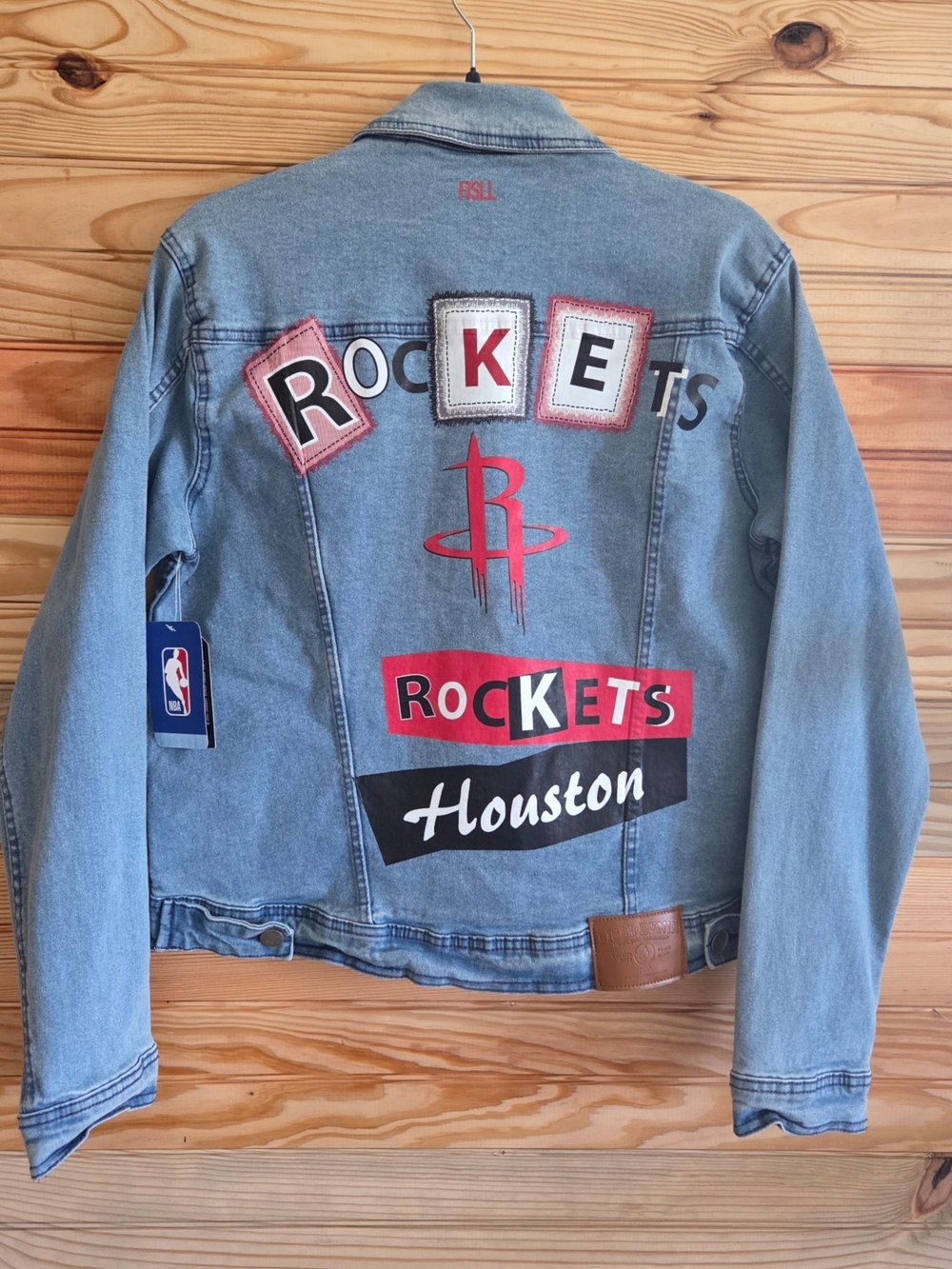 Houston Rockets Womens Denim Jacket